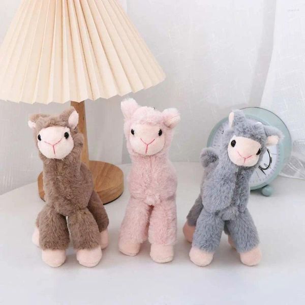 Portachiavi Ciondolo per bambola Chiave Gingillo Zaino Borsa per accessori Decorazione Portachiavi di peluche Portachiavi per animali Anello di pecora di alpaca