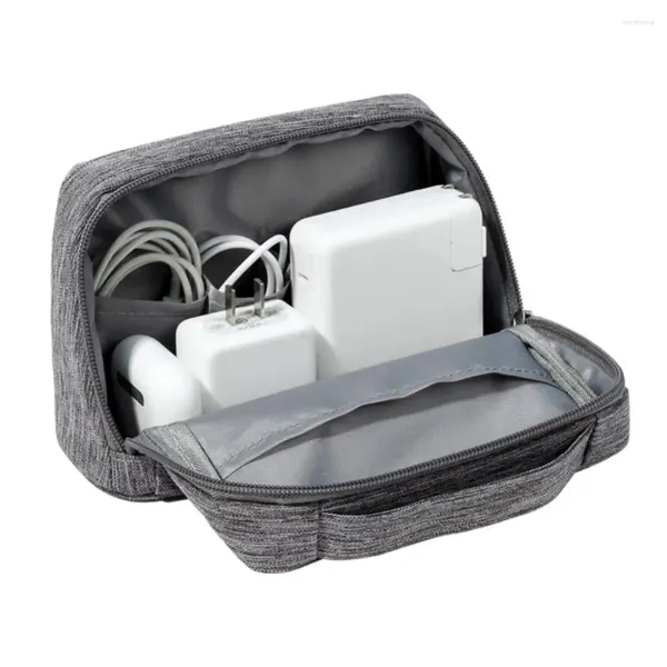 Aufbewahrungstaschen, Reisekabelstecker, Kopfhörertasche, wasserdicht, tragbar, USB-Ladeleitung, Organizer, Reißverschluss, Toilettenartikel, Make-up-Tasche