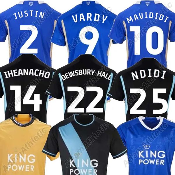 VARDY Fußballtrikots 23 24 DEWSBURY-HALL NDIDI MAVIDIDI Fußballtrikots Kinderset IHEANACHO JUSTIN FAES WINKS Trikot 2023 2024