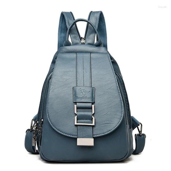 Schultaschen Mode Frauen Rucksäcke Vintage Hohe Qualität Pu-leder Weibliche Damen Tasche Koreanischen Studenten Rucksack Adrette