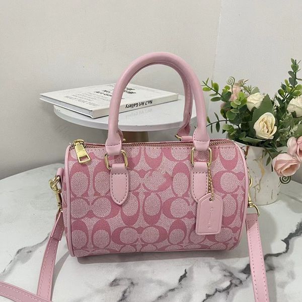 Mulheres Bolsa Designer Bolsas Mulher Bolsas De Ombro Carta De Couro Travesseiro Preto Rosa Cross Body Bags Designers Luxury Hand Bags Tote Bag Shopping Bolsas Carteiras