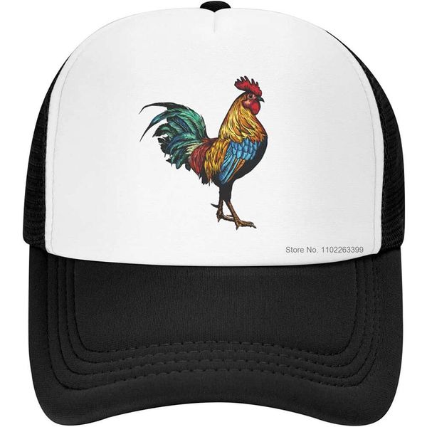 Pretty Cock Trucker-Mütze, Netzrücken, verstellbar, lustiges Geschenk, Baseball-Hysteresenkappe für Männer und Frauen