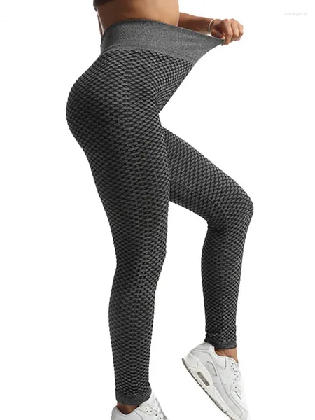 Kadın Taytlar Up Sıradan Esnek Kalem Pantolon Fitness Gym Seksi Spor Leggins Kadın Petek Tasarımı Sakinsiz Egzersiz Push