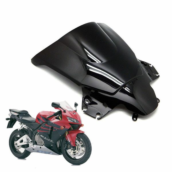 Parabrezza ABS per parabrezza moto trasparente nero a doppia bolla per Honda CBR250R 2011-2013