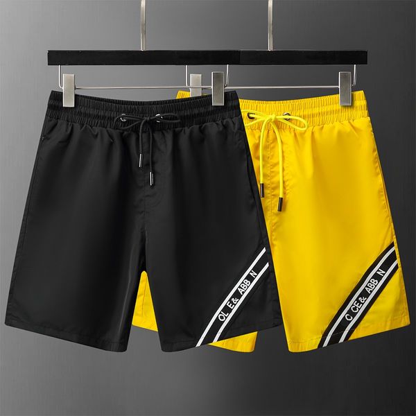 Shorts de prancha de surf masculino surf praia troncos de natação carta impressa 2024 novo estilo calças relaxadas homme casual streetwear sweatpants tamanho asiático M-3XL