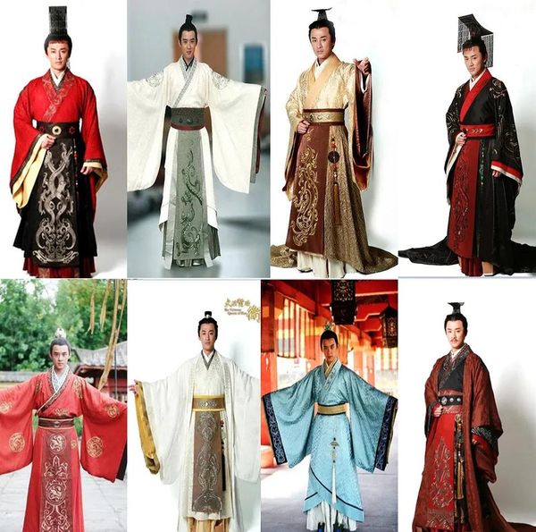 Abbigliamento Hanfu cosplay Alta qualità Antica Cina Principe Imperatore Costume Outfit empereur chinois et costume de principe Disfraz de emperador