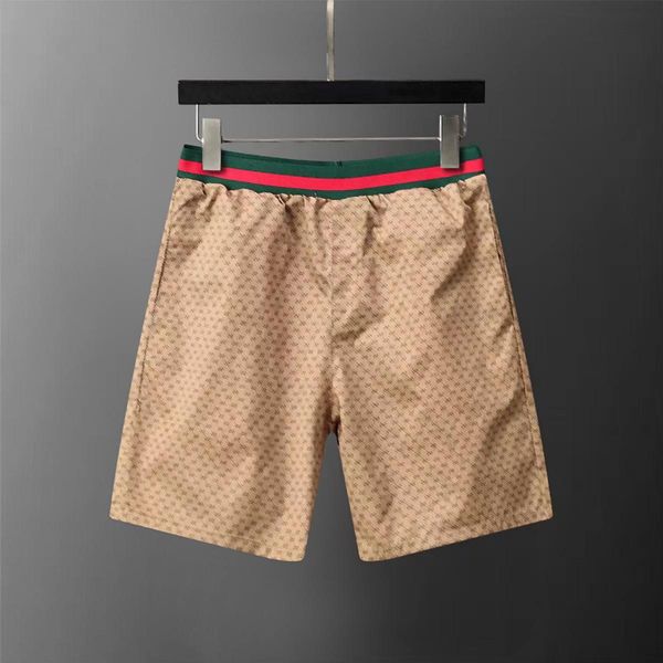 Pantaloncini da bagno firmati da uomo e da donna Moda estiva Abbigliamento da strada Pantaloncini da spiaggia stampati per il tempo libero Cintura elastica in vita con fibbie stringate