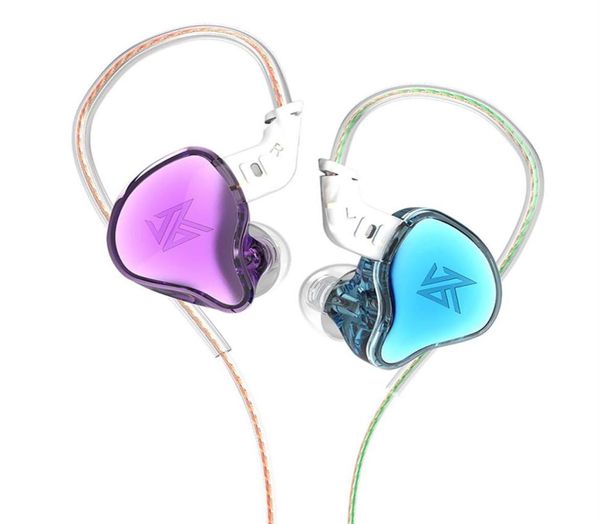 KZ EDC Auricolari cablati HIFI Auricolari bassi In Ear Monitor Cuffie Sport con cancellazione del rumore Cuffie da gioco261V23374719580