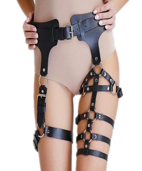 Ceintures Vintage Harajuku Jarretière À La Main Corps Bondage Sexy Ceinture En Cuir Pour Femmes Harnais Sangle Fétiche Corset Chaîne Accessoire5038924