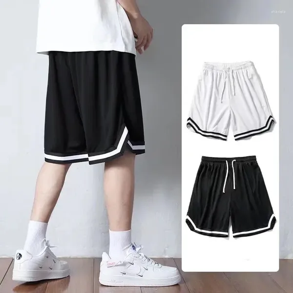 Männer Shorts 2024 Casual Sommer Mesh Laufen Fitness Sport Kurze Hosen Schnell Trocken Männlichen Lose Basketball-Training Beachwear