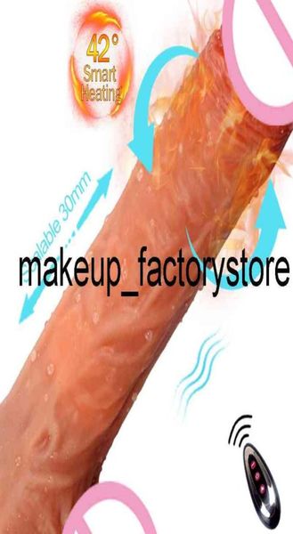 Massaggio xxl grande vibratore dildo giocattoli sexy per donna telescopico realistico ventosa vibrante fallo pene pene per donne 6666238