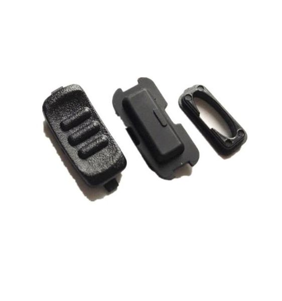 1 conjunto de botão lateral de borracha dura e macia ptt para vertex padrão vx228 vx231 vx351 vx354 rádio walkie talkie acessórios1365119