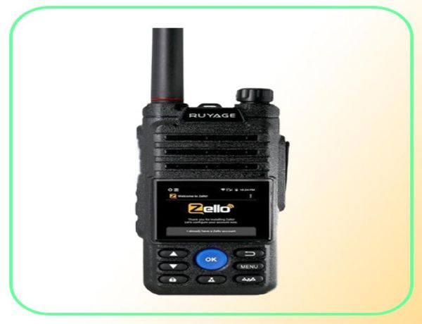 Walkie Talkie RUYAGE ZL50 Zello 4g Radio con scheda SIM Wifi Bluetooth Profesional a lungo raggio Potente radio bidirezionale100 km 2210247745627204