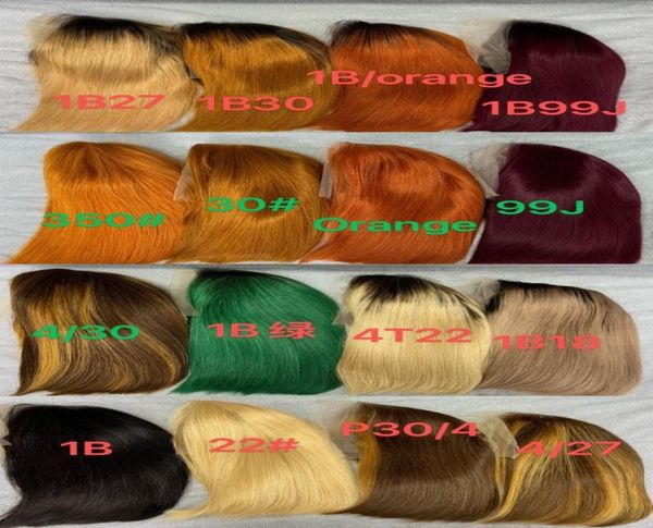 Прямые парики Боб P427 Highlight 13X4 Кружевные фронтальные парики из натуральных волос для чернокожих женщин, предварительно выщипанные с натуральной линией волос9491108