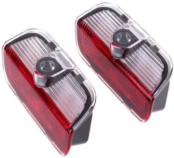 4pcs araba kapısı hoşgeldin VW LED LED logo projeksiyonu amblemi adım ışıkları CC Scirocco Golf 5 6 7 Jetta Mk5 MK6 MK7 Passat4043331