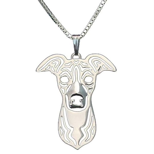 Ожерелья с подвесками, итальянская борзая, собака, животное, очаровательные подарки на год для влюбленных женщин, Jewelry253l