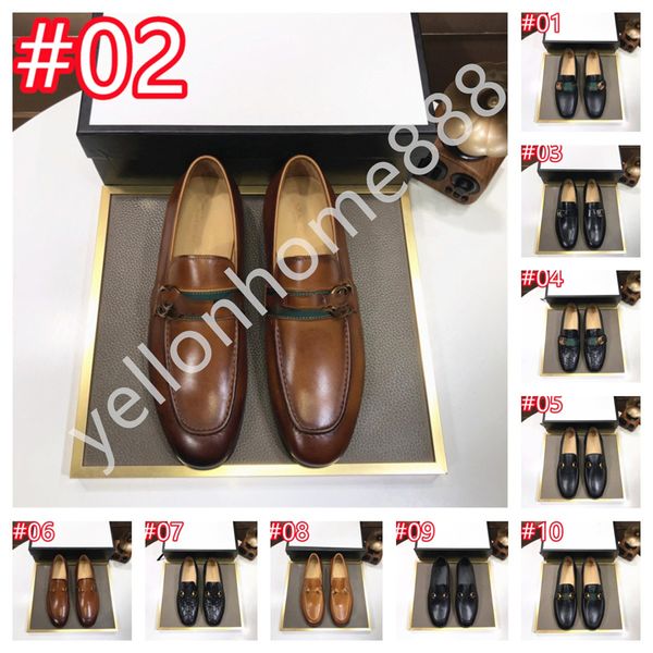 40Style Designer Herrenschuhe Mode Leder Doug Casual Flache Quasten Slip-On Driver Kleid Loafer Spitzschuh Mokassin Hochzeitsschuhe Größe 38-46