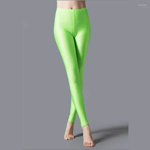 Leggings da donna Color caramella Sport da donna Pantaloni da yoga senza cuciture Skinny Sexy Slim ElasticThin Sportswear Fitness