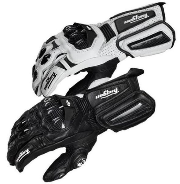 Hohe Qualität Carbon Fiber Motorrad Handschuhe Leder Handschuh Männer Radfahren Racing Guantes Moto Motorrad Handschuhe 1631061