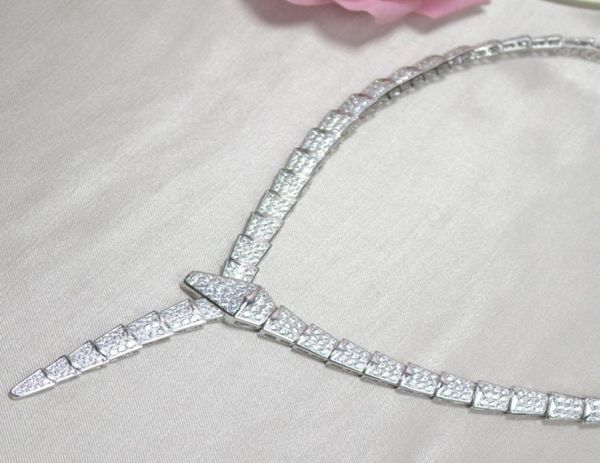 Girocolli di moda per il tempo libero Lady Donna Ottone placcato oro 18 carati con montatura a forma di diamante pieno a catena larga Collane con cena Collana scheletro8296886