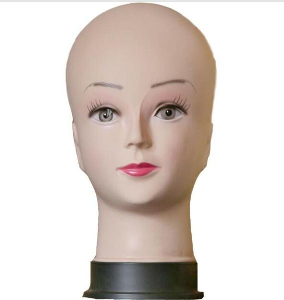 Kel Kafa Modeli Manken Peruk Şapka Ekran Kukla Oyma Acupoint Güzellik Salon Masaj Uygulaması 8996118