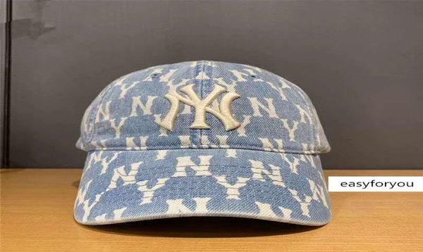 Berretto da baseball della Corea del Sud NY con stampa stereo completa ricamo Yankees protezione solare moda coppia allmatch cappello5403833