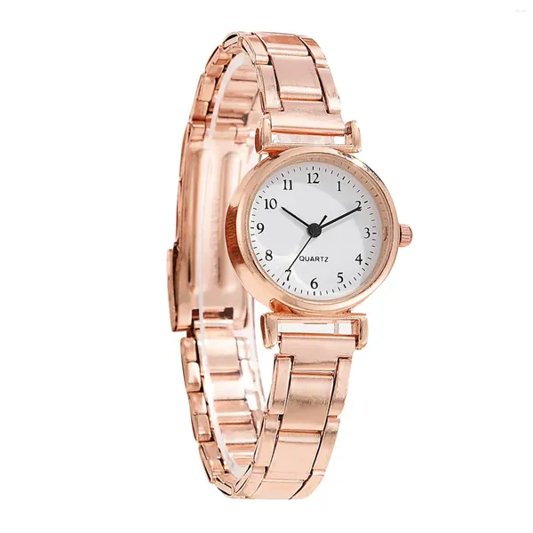 Armbanduhren 2024 Edelstahl Frauen Uhren Quarzuhr Damen Luxus Wasserdicht Weibliche S Mode Mädchen Uhr Geschenk