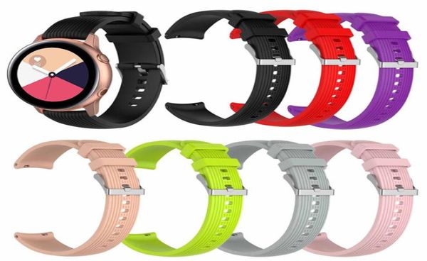 Cinturino sportivo in silicone da 20 mm per Samsung Galaxy Watch SMR810 Cinturino sportivo da 42 mm Gear 2 per Huami Amazfit BipAmazfit 2 Smart Watch6603165