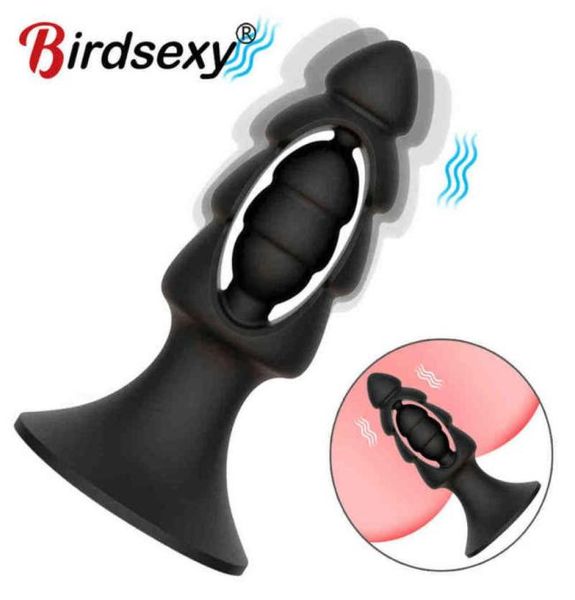 NXY Seks Vibratörler Erkekler İçin 10 Hızlı Anal Masaj Boncuk Butt Fiş Strapon Dildo Erkek Mastürbatör Oyuncaklar Yetişkin 12098000668