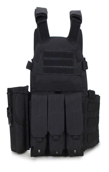 Tattico 6094 Molle Vest Combattimento Body Armor Vest Army Paintball Wargame Plate Carrier Caccia Accessori3890100