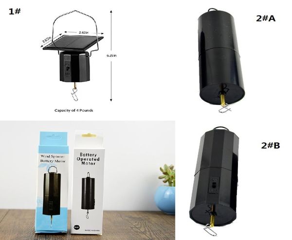 Grüner Solar-Elektromotor für den Außenbereich, dynamische Rotation, Windspiele, Winddrehmotor, Windspinner-Motor2723381