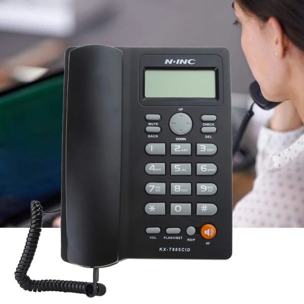 Chamador display telefone mãos livres chamando telefone fixo com fio telefone fixo para escritório em casa el KX-T2025 atacado 240102