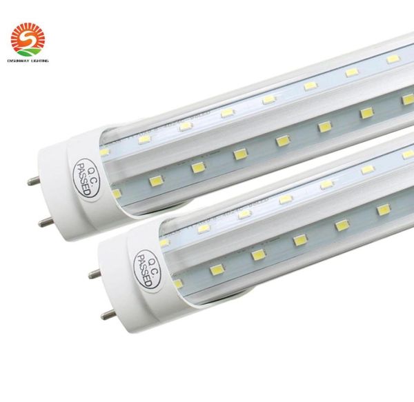 T8 LED Tube Light g13 2 pin 8ft 6FT 5FT 4FT V Shape Double Glow Light per porta più fredda AC85265 led negozio luce garage magazzino lig6821402