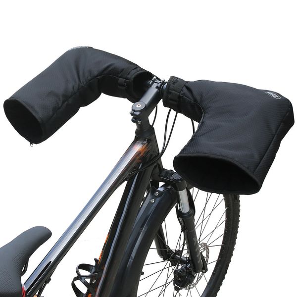 Capa para guidão de bicicleta de inverno, luvas refletivas para guidão de motocicleta, ciclismo, à prova de frio, à prova d'água, capa para guidão de bicicleta 240102