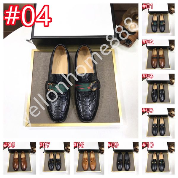 40Style Fashionluxury fashion party nightclub Abito firmato in morbida pelle scarpe brogue intaglio scarpa da giovenco gioventù gentiluomo sneakers uomo taglia 38-46