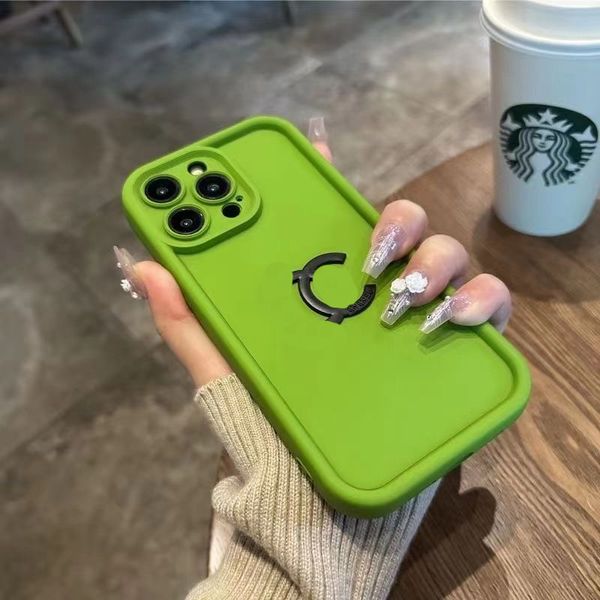 Capas de telefone de designer de moda para iPhone 15 Pro Max 14 Pro Max Plus 13 12 11 Capa de iPhone Luxo Capas de telefone de silicone Mulheres Mobile Phone Shell Candy Color