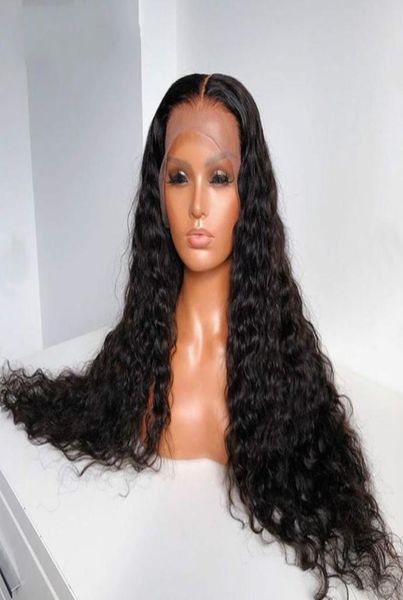 Lose Locken 250 Dichte 13X6 Spitze Front Menschliches Haar Perücken 360 Spitze Frontal Perücke Brasilianische Remy Haar Wasser Welle 30 Zoll Volle Sie May9152095