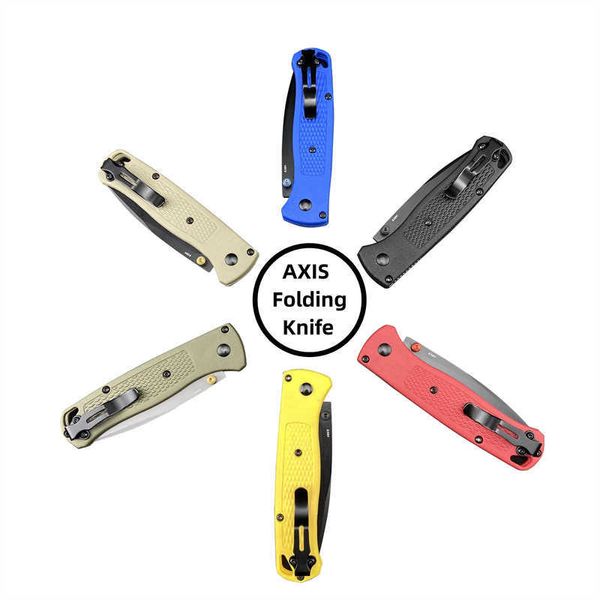 535 Bugout Naylon Cam Fiber Tutar Katlanır Pocties Bıçak Damla Noktası Bıçağı Taktik Eksen EDC Bıçakları