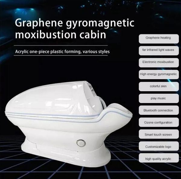 2024 neue Gewichtsverlust-Sauna Graphene Gyromagnetische Spa-Hydrotherapie SPA-Kapsel für die Hautpflege Wasserdampfmassage Sauna Dampf-Spa-Kapsel