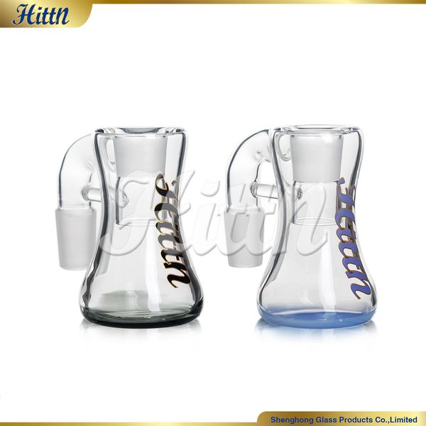 Hittn Glass Ash Catcher 14mm 18mm 45/90 gradi 3 pollici di latte nero gialli blu 420 NUOVO