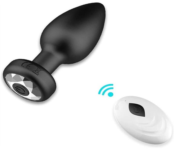 Plugue elétrico anal feminino vibradores masculino sem fio próstata ânus plug portátil gay sexo brinquedos à prova dwaterproof água massageador casal 10 modos279339496