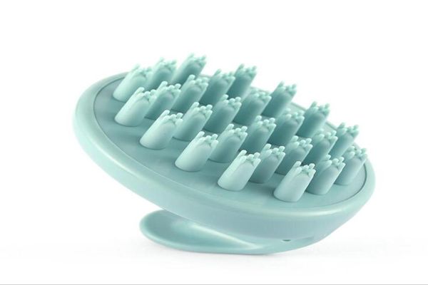 Spazzola antiforfora per massaggiatore del cuoio capelluto per trattamento esfoliante Shampoo scrubbing e crescita dei capelli1270891