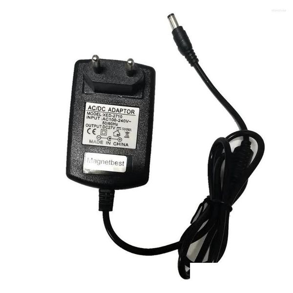 Cavi per computer Connettori S 27V 500Ma 0,5A/ 1A Alimentatore CA CC Adattatore da parete 100240V 220V a 27 Volt 0,5A1A Convertitore 5,5Mm 2,5Mm D Oth4L