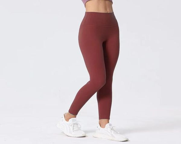 Leggings da donna pantaloni da yoga sexy pilates Abbigliamento da donna Elastico stretto fianchi sollevamento sport fitness Legging Abbigliamento da palestra Nudo Vita alta Pantaloni da allenamento per corsa9634480