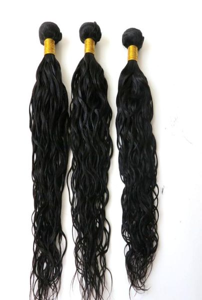 Fasci di capelli vergini brasiliani capelli umani tesse trame di onde naturali 834 pollici 100 capelli di visone mongolo indiano peruviano non trasformati E7883010