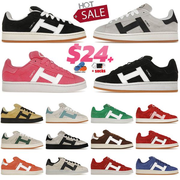 00s Designer Flat Sapatos Casuais Núcleo Preto Cinza Branco Poeira Carga Claro Rosa Lúcido Azul Gum Top Quality Mens Mulheres Mocassins Tênis Treinadores Sapatilhas