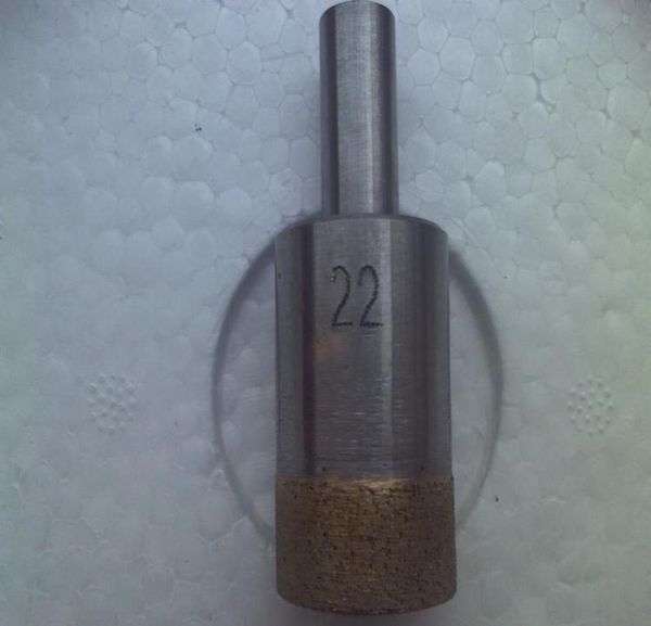 RZZ 2455mm Broca de núcleo de haste reta sinterizada perfuração de areia de diamante para pedra de vidro Tile4026104