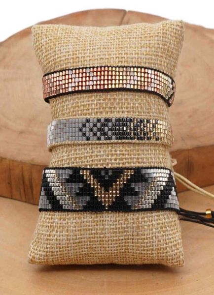 Go2boho miyuki pulseiras conjunto artesanal tear tecido pulseira para mulher 2021 pulsera semente grânulo women039s jóias mexicano jóias 4394728