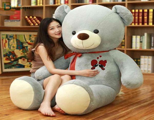 60100 см большой плюшевый мишка, плюшевая игрушка, прекрасный гигантский медведь, огромные мягкие мягкие куклы-животные, детский подарок на день рождения для подруги Lover9525742