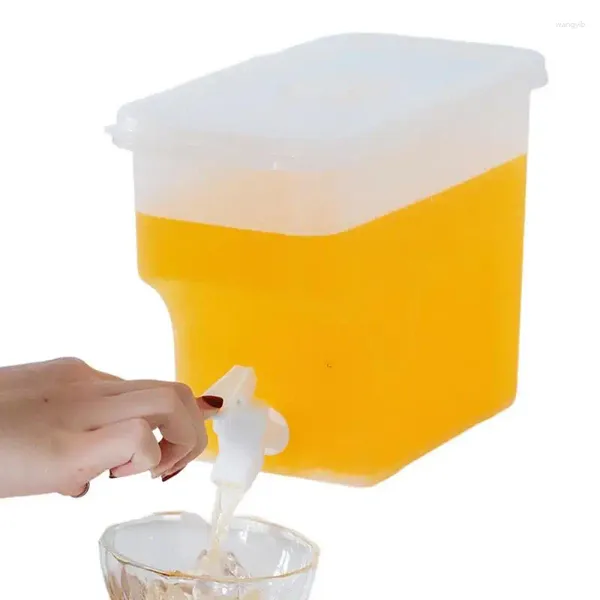 Wasserflaschenspender für Kühlschrank, 3,6 l, gekühlter Saft mit Zapfen, Haushaltszubehör, Sommerparty, Outdoor, Camping